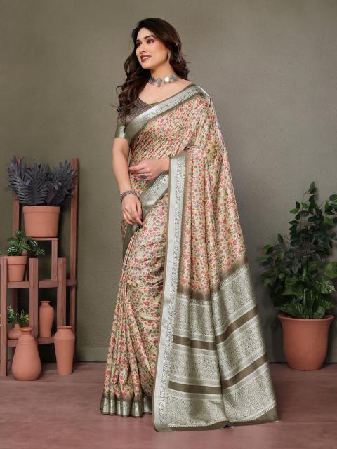 Dazira W - 299 catalog Vichitra Silk sarees