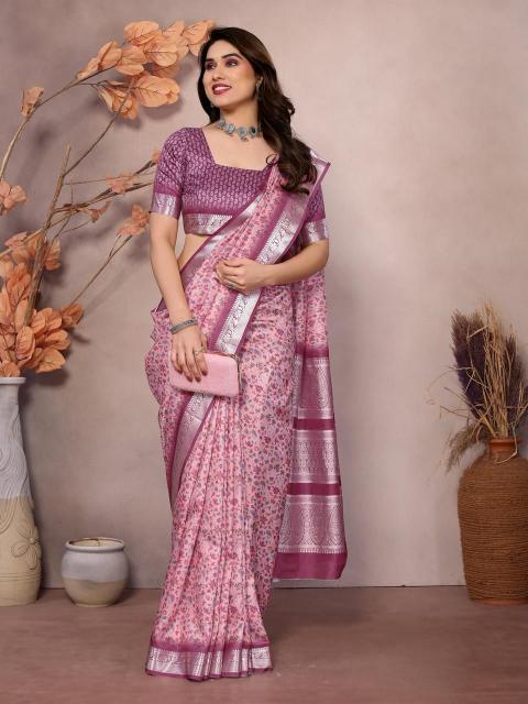 Dazira W - 299 catalog Vichitra Silk sarees