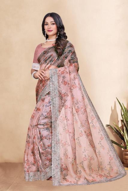 Dazira W - 320 catalog Organza sarees