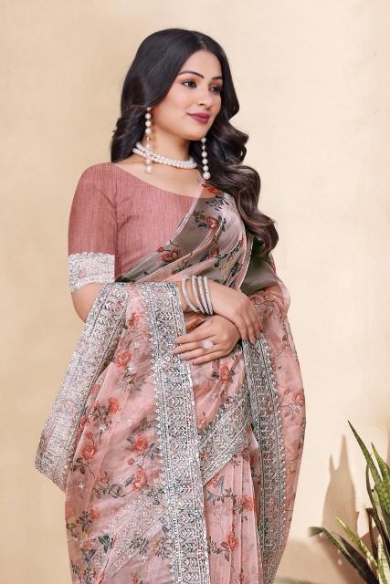 Dazira W - 320 catalog Organza sarees