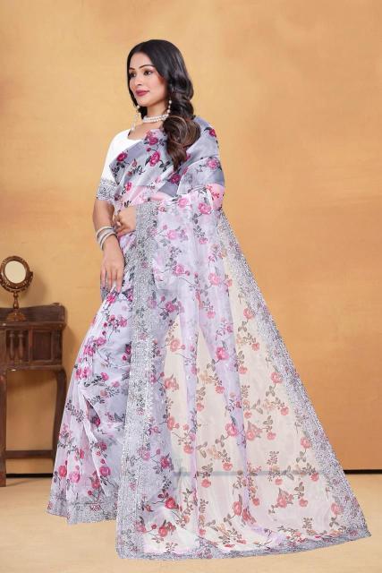 Dazira W - 320 catalog Organza sarees