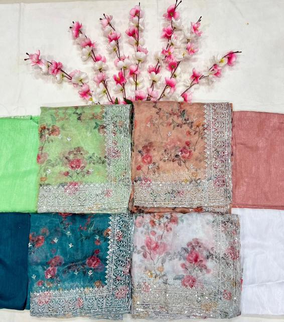Dazira W - 320 catalog Organza sarees