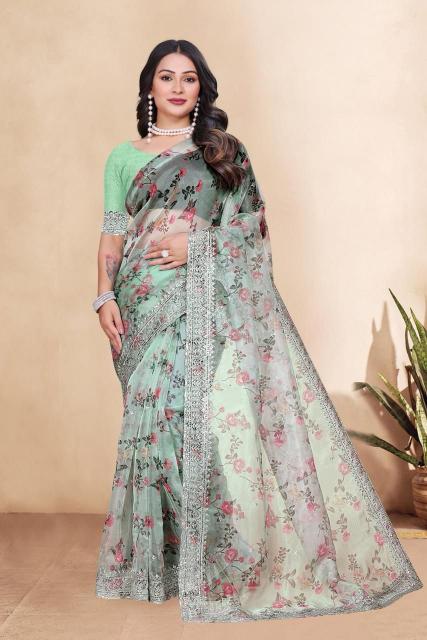 Dazira W - 320 catalog Organza sarees
