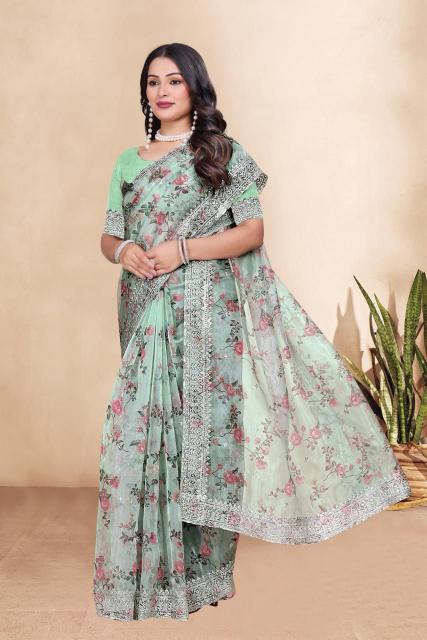 Dazira W - 320 catalog Organza sarees