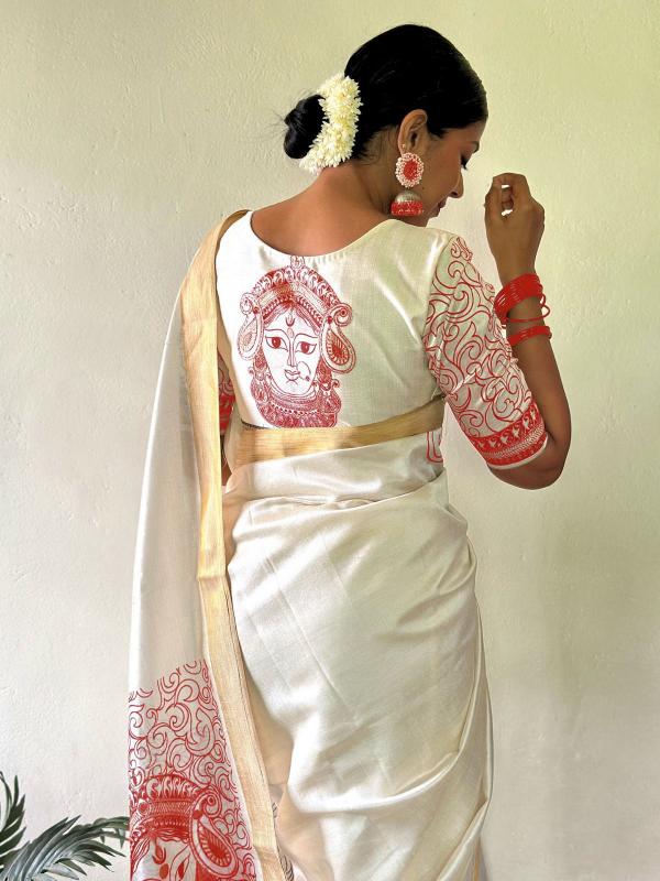 Dazira W - 347 catalog linen saree manufacturers in surat