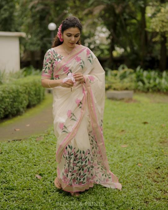 Dazira W - 348 catalog linen sarees wholesale in surat