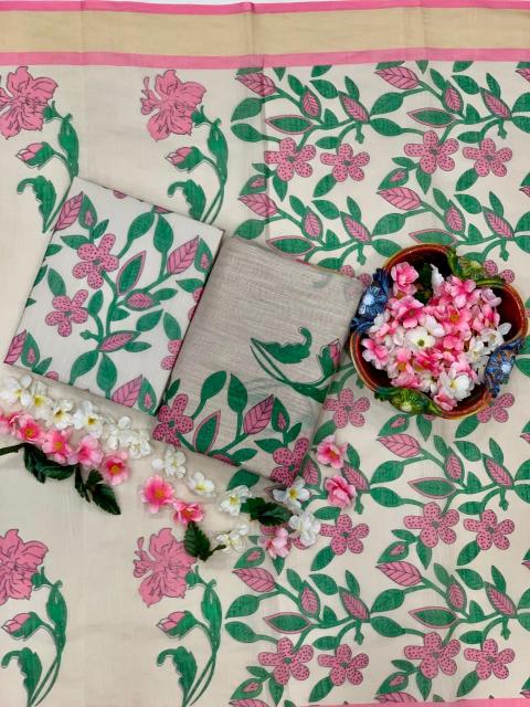Dazira W - 348 catalog linen sarees wholesale in surat
