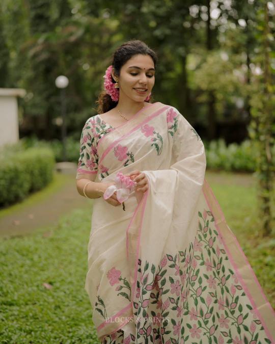 Dazira W - 348 catalog linen sarees wholesale in surat