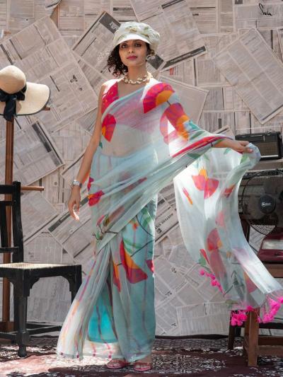 Dazira W - 356 catalog ajmera fashion saree manufacturers exporters wholesalers surat
