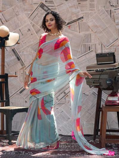 Dazira W - 356 catalog ajmera fashion saree manufacturers exporters wholesalers surat