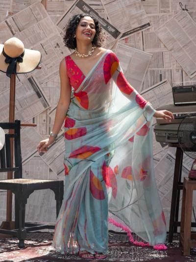 Dazira W - 356 catalog ajmera fashion saree manufacturers exporters wholesalers surat