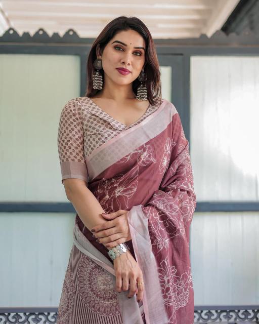 Dazira W - 360 catalog linen sarees wholesale surat