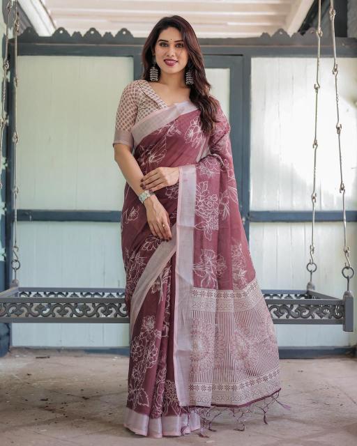Dazira W - 360 catalog linen sarees wholesale surat