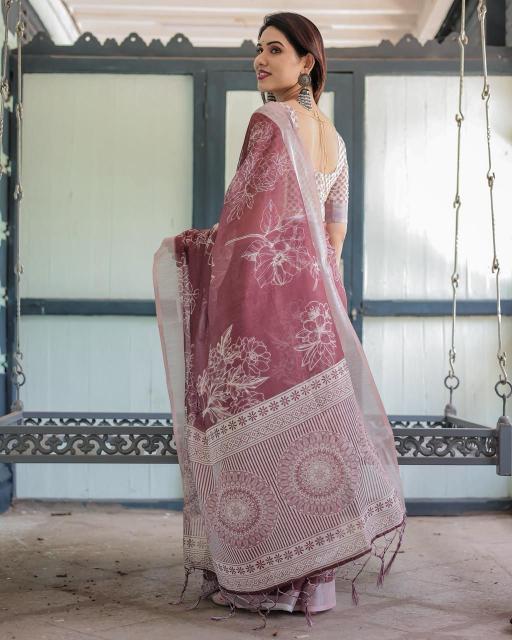 Dazira W - 360 catalog linen sarees wholesale surat