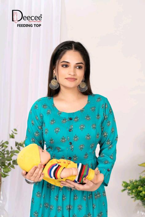 Deecee Bushra catalog maternity kurtis wholesale