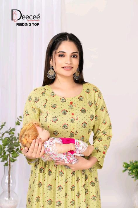 Deecee Bushra catalog maternity kurtis wholesale
