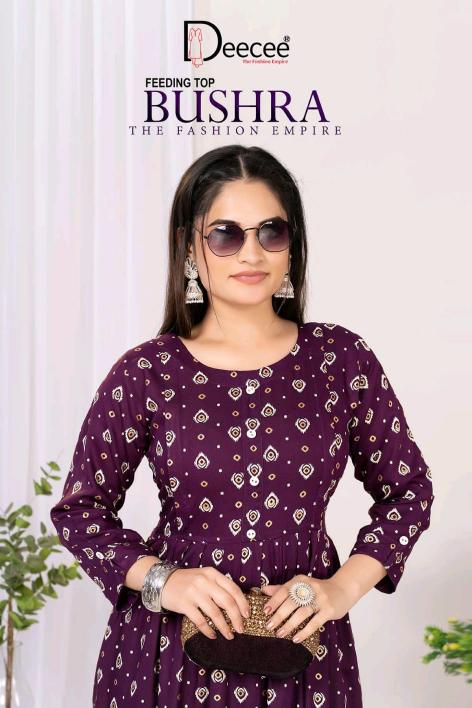 Deecee Bushra catalog maternity kurtis wholesale