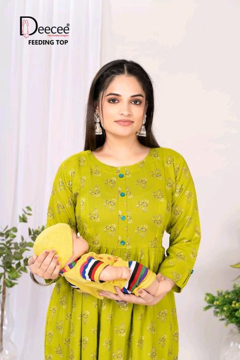 Deecee Bushra catalog maternity kurtis wholesale