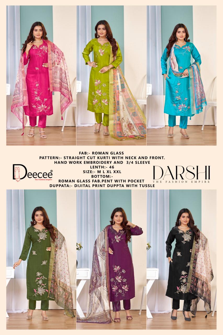 Deecee Darshi catalog kurti pant set wholesale