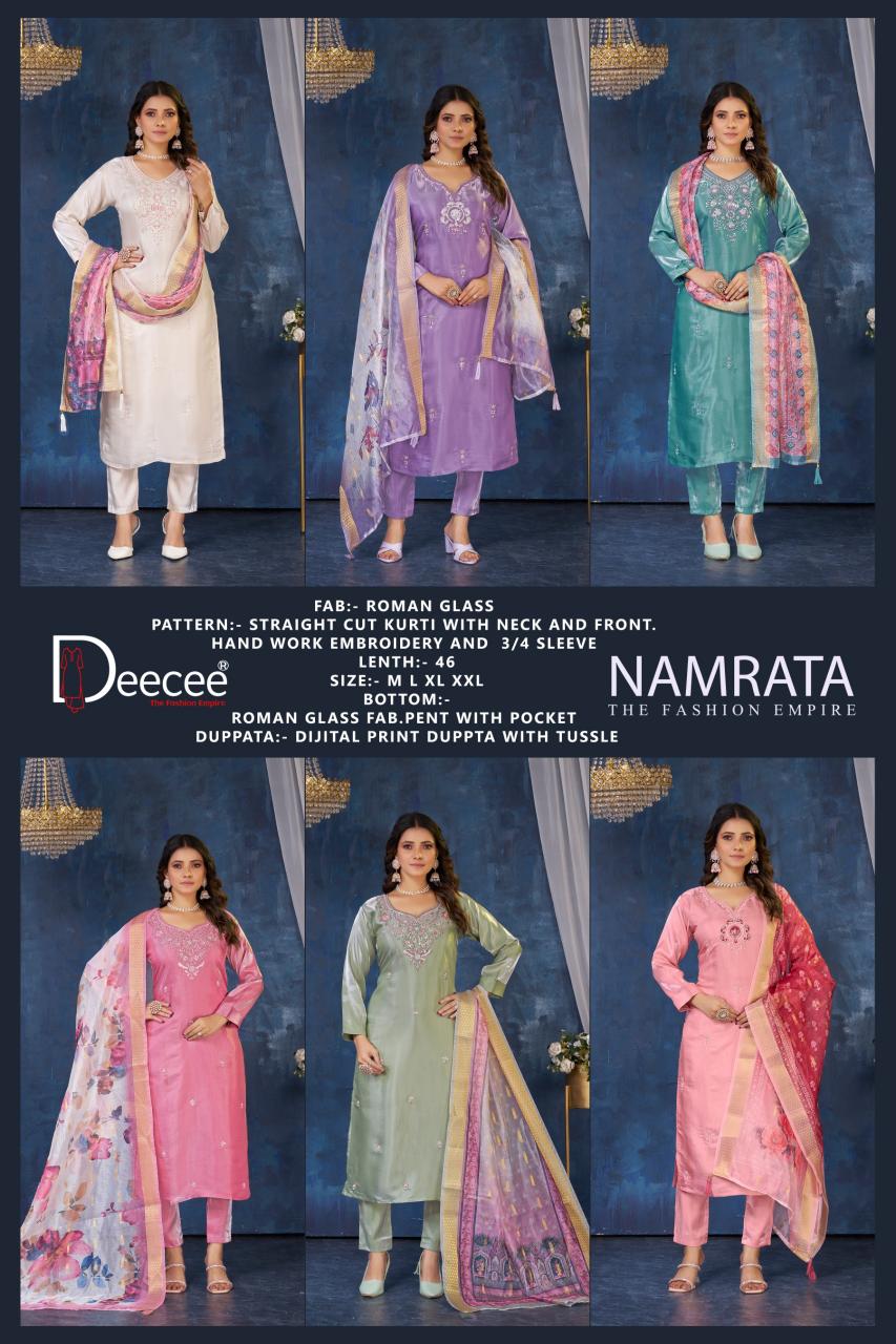 Deecee Namrata catalog designer kurti wholesaler in ahmedabad