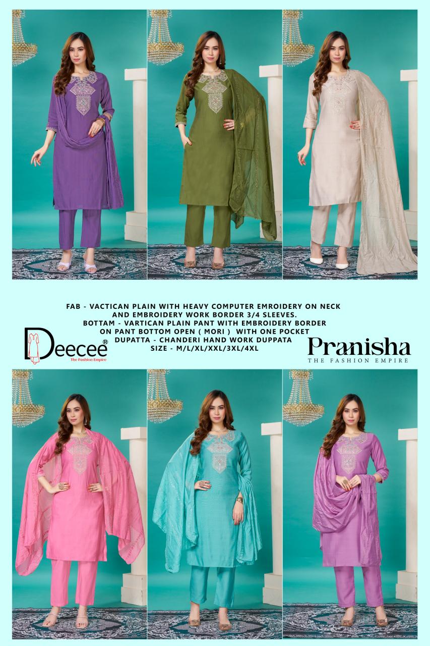Deecee Pranisha catalog wholesale kurti catalog