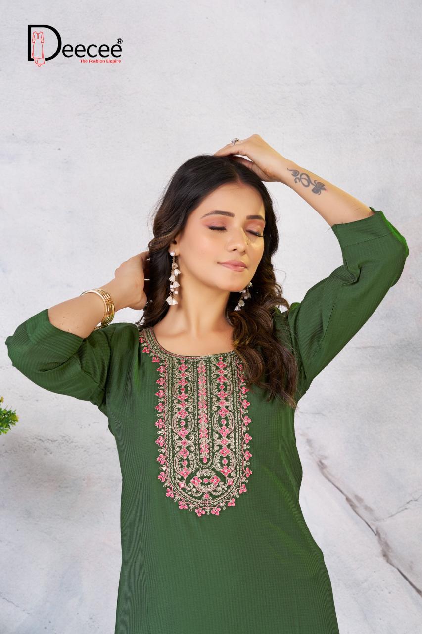 Deecee Urvashi catalog designer kurti wholesale market in delhi