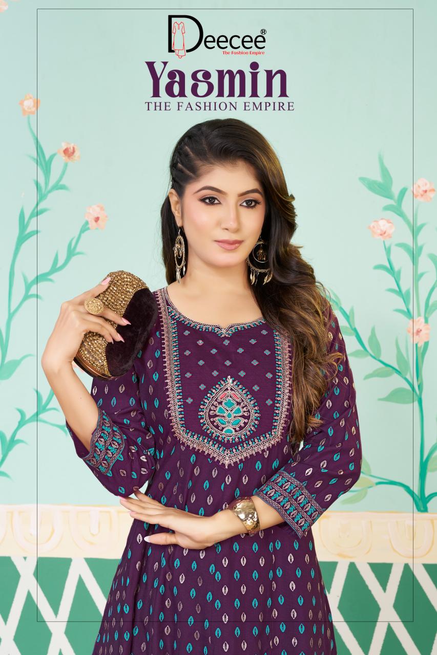 Deecee Yasmin catalog designer kurti wholesaler in kolkata