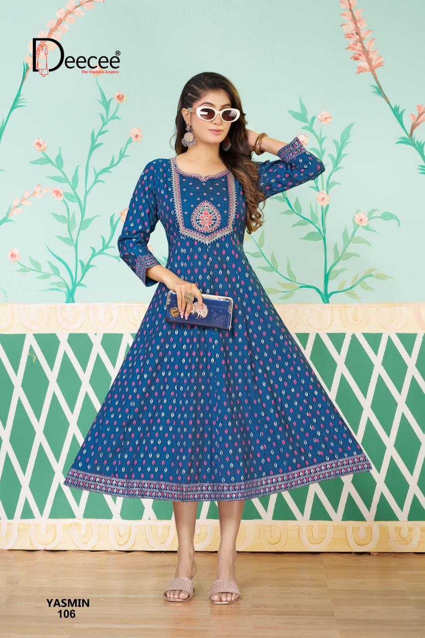 Deecee Yasmin catalog designer kurti wholesaler in kolkata