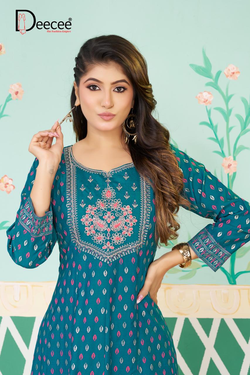 Deecee Yasmin catalog designer kurti wholesaler in kolkata