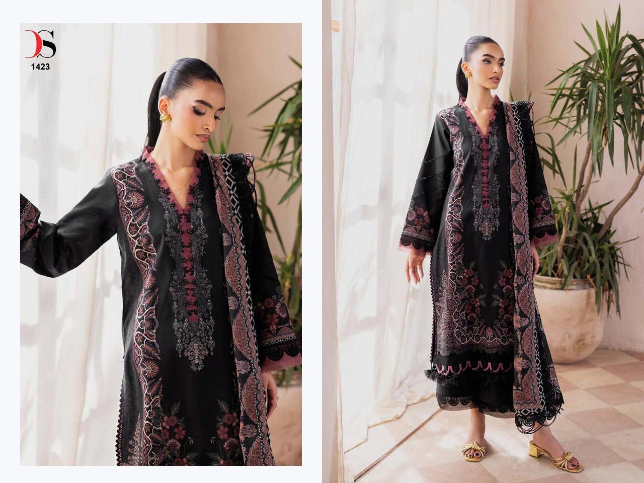 Deepsy Jade Bliss Lawn 25 Vol 3 catalog Cotton Dupatta wholesale pakistani suits uk