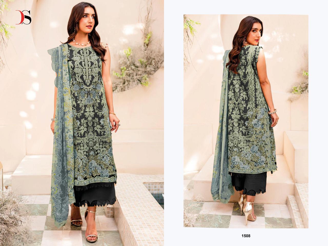 Deepsy Jade Needle Wonder 2025 Vol 4 Chiffon Dupatta catalog pakistani and indian suits wholesale