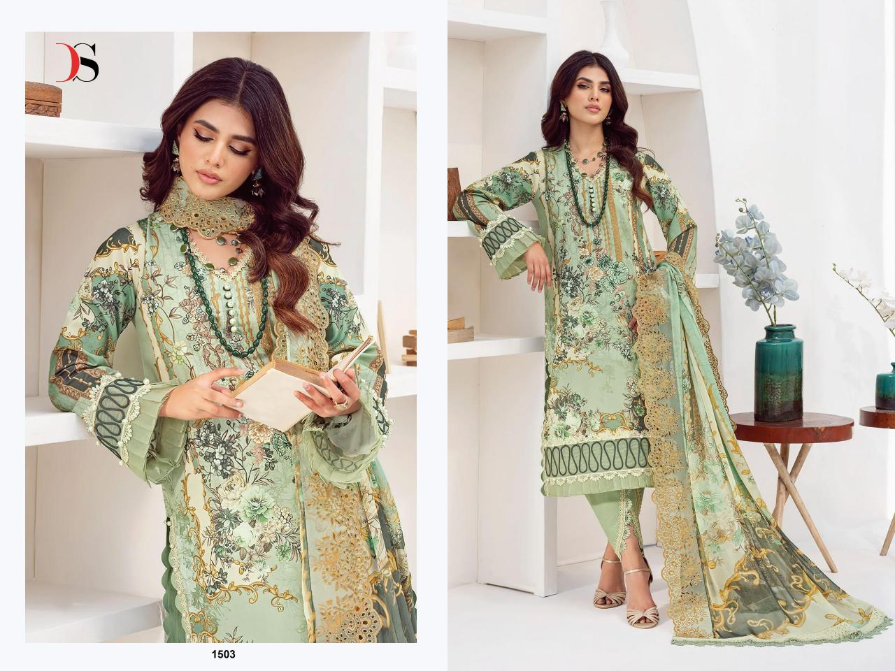 Deepsy Jade Needle Wonder 2025 Vol 4 Chiffon Dupatta catalog pakistani and indian suits wholesale