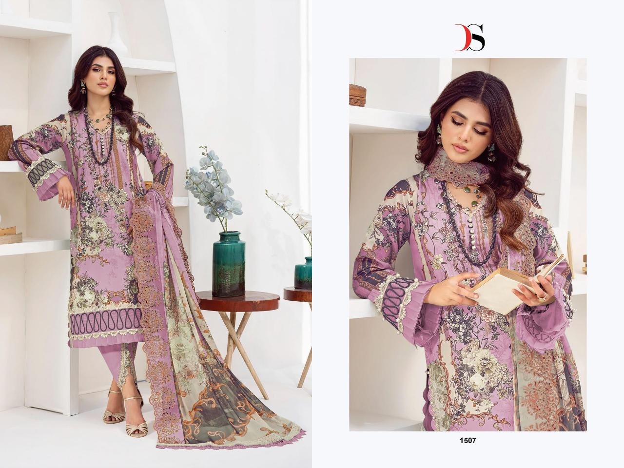 Deepsy Jade Needle Wonder 2025 Vol 4 Cotton Dupatta catalog wholesale pakistani suits online in pakistan