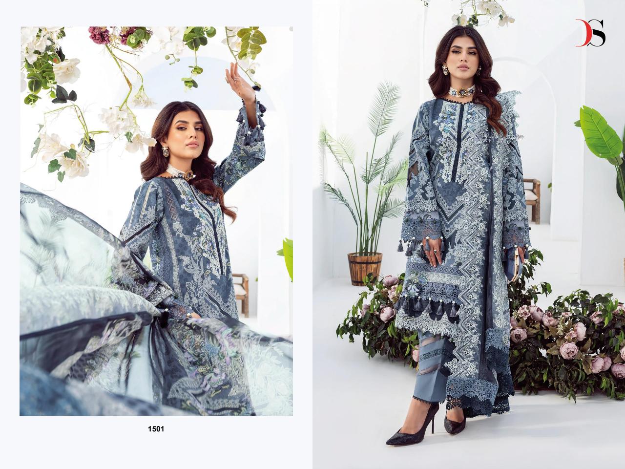Deepsy Jade Needle Wonder 2025 Vol 4 Cotton Dupatta catalog wholesale pakistani suits online in pakistan