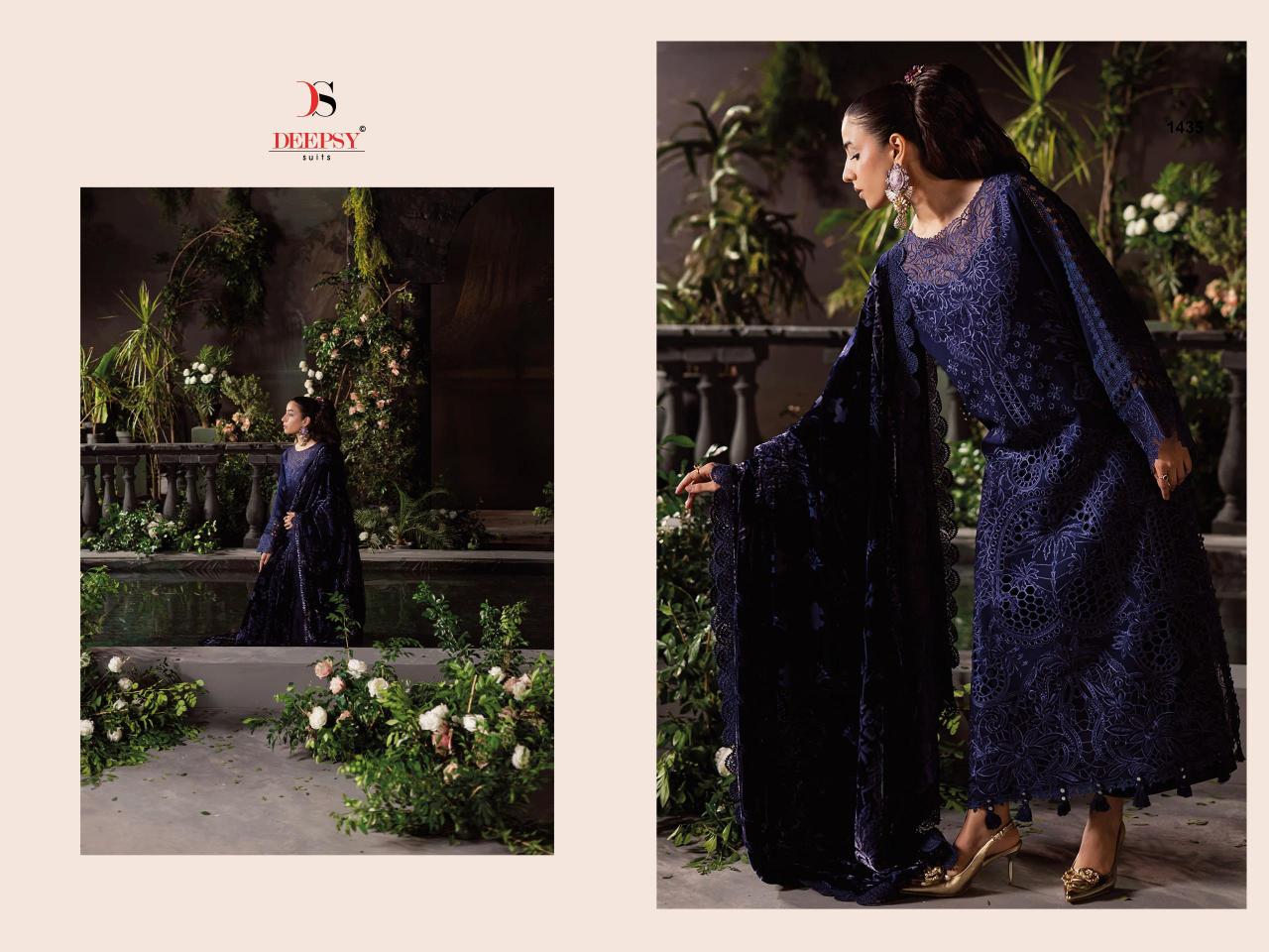 Deepsy Mahnoor catalog Chiffon Dupatta wholesale pakistani suits in delhi