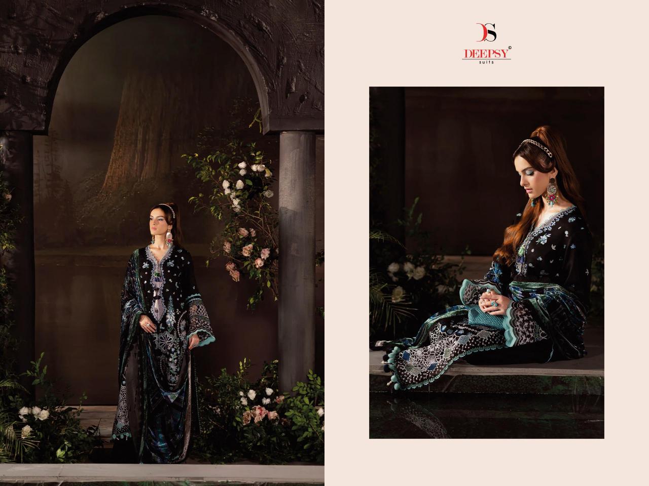 Deepsy Mahnoor catalog Chiffon Dupatta wholesale pakistani suits in delhi