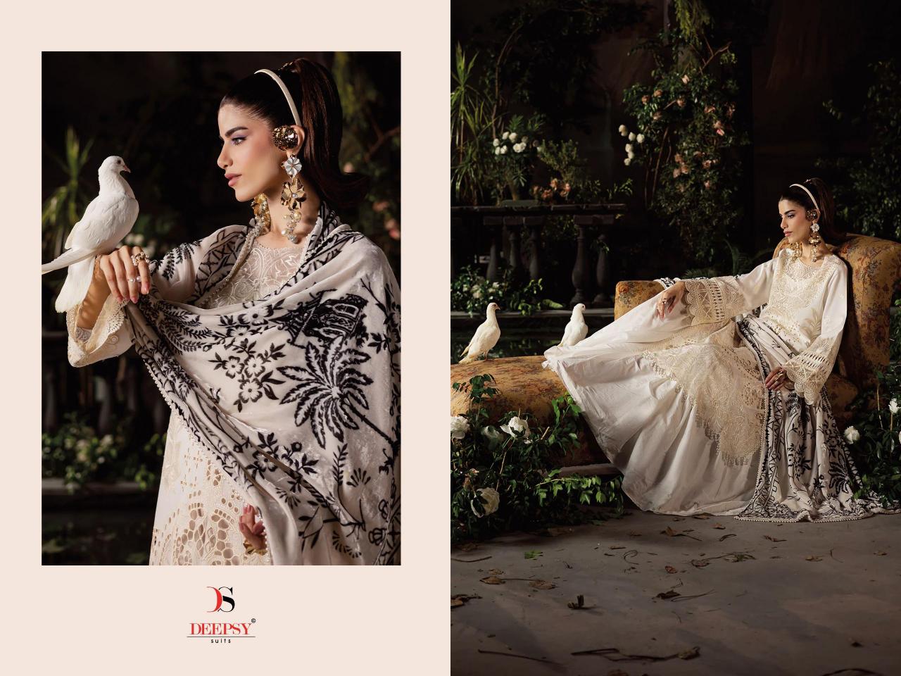 Deepsy Mahnoor catalog Cotton Dupatta wholesale pakistani suits uk