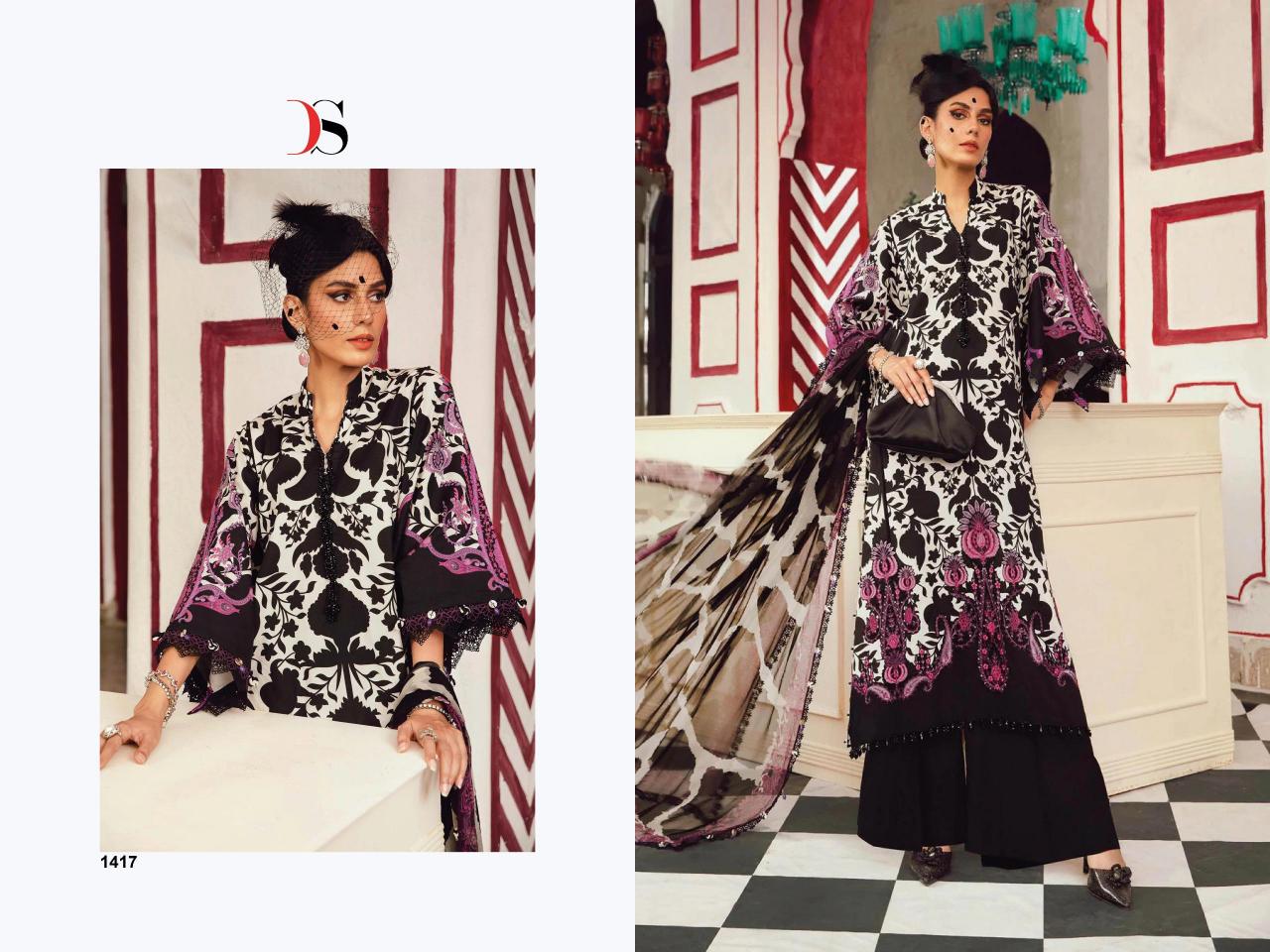 Deepsy Maria B MPrint 25 Vol 5 catalog Chiffon Dupatta online pakistani suits wholesale
