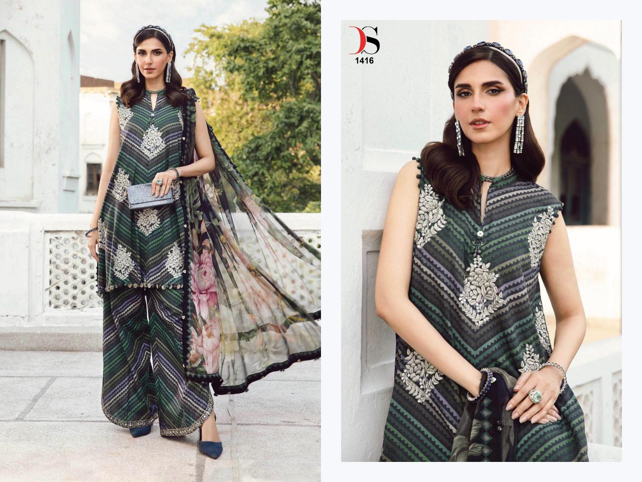 Deepsy Maria B MPrint 25 Vol 5 catalog Chiffon Dupatta online pakistani suits wholesale