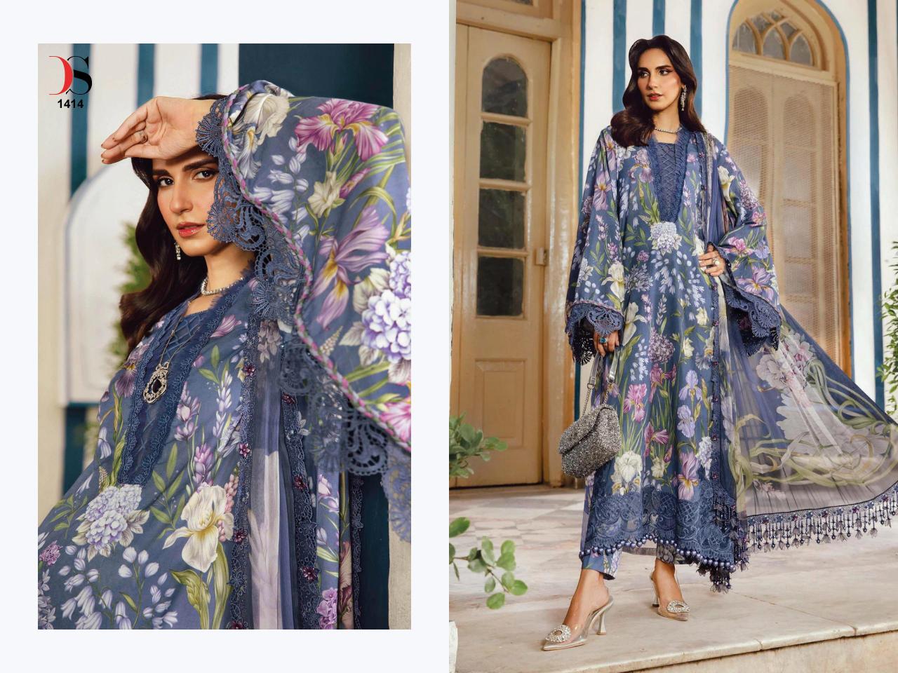 Deepsy Maria B MPrint 25 Vol 5 catalog Chiffon Dupatta online pakistani suits wholesale