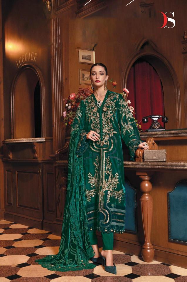 Deepsy MARIAB Luxe 25 catalog Chiffon Dupatta wholesale pakistani suits in pakistan