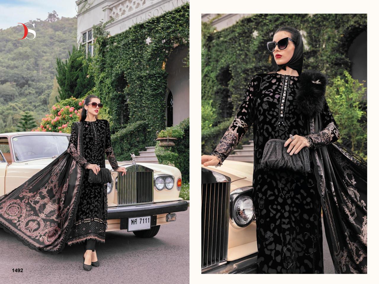 Deepsy MARIAB Luxe 25 catalog Chiffon Dupatta wholesale pakistani suits in pakistan