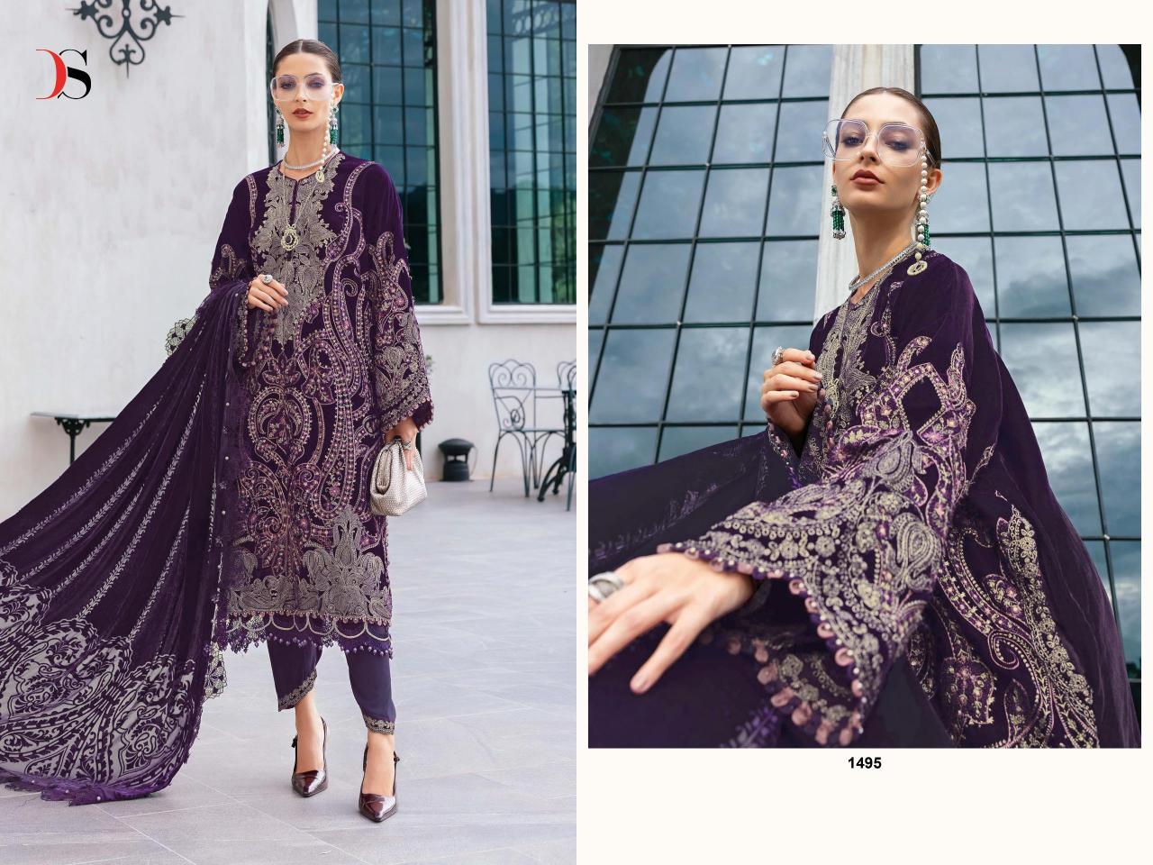 Deepsy MARIAB Luxe 25 catalog Cotton Dupatta wholesale pakistani suits in mumbai