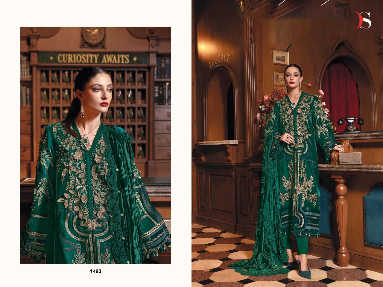 Deepsy MARIAB Luxe 25 catalog Cotton Dupatta wholesale pakistani suits in mumbai