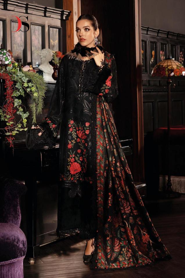 Deepsy Mariab Luxe 25 vol 2 catalog Cotton Dupatta wholesale pakistani suits in mumbai