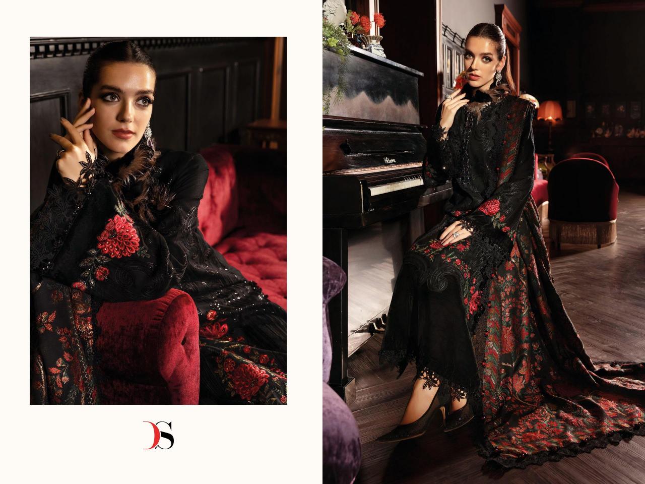 Deepsy Mariab Luxe 25 vol 2 catalog Cotton Dupatta wholesale pakistani suits in mumbai
