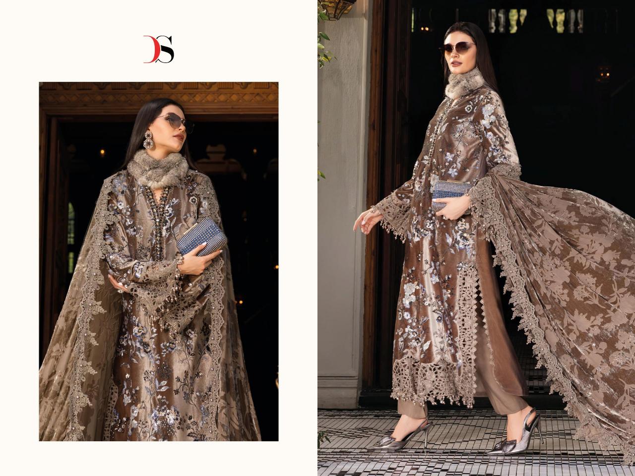 Deepsy Mariab Luxe 25 vol 2 catalog Cotton Dupatta wholesale pakistani suits in mumbai