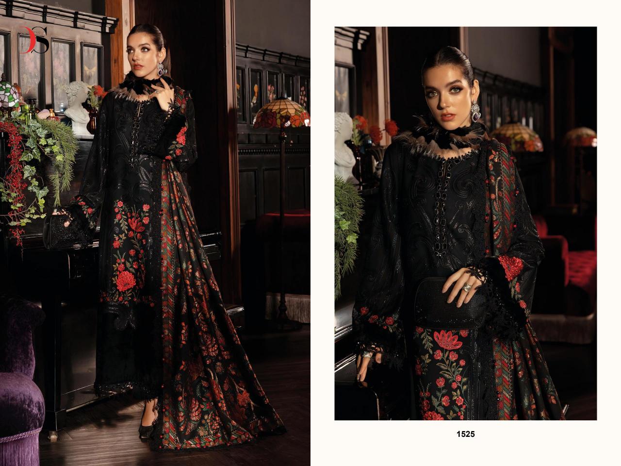 Deepsy Mariab Luxe 25 vol 2 catalog Cotton Dupatta wholesale pakistani suits in mumbai