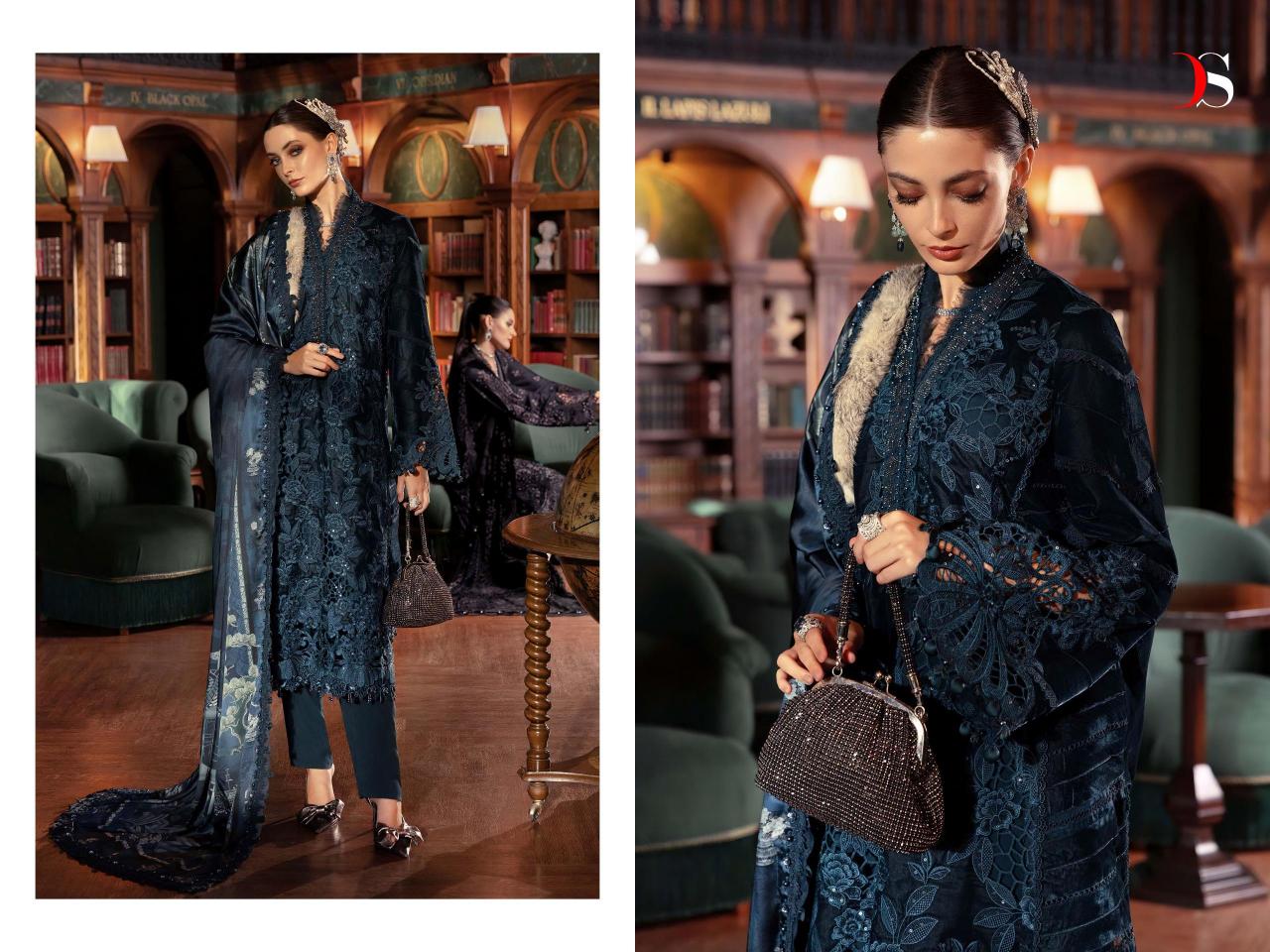 Deepsy Mariab Luxe 25 vol 2 catalog Cotton Dupatta wholesale pakistani suits in mumbai