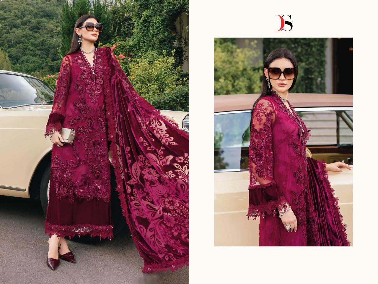 Deepsy Mariab Luxe 25 vol 2 catalog Cotton Dupatta wholesale pakistani suits in mumbai